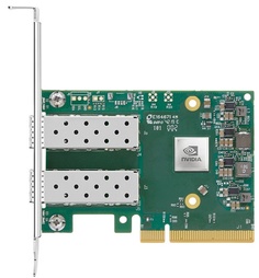 Сетевая карта MELLANOX TECHNOLOGIES MCX631102AN-ADAT ConnectX-6 Lx EN adapter card, 25GbE, Dual-port SFP28, PCIe 4.0 x8, No Crypto, Tall Bracket