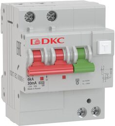 Автоматический выключатель дифф. тока (АВДТ) DKC MDV63-22C40-A 6kA, тип характеристики C, 1P+N, 40A, тип A, 4 модуля, "YON"