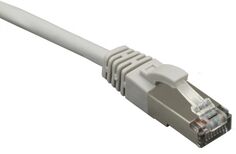 Кабель патч-корд F/UTP 5e кат. 0.5м SUPRLAN 10-0715 4x2 26AWG (7x0.16mm) Cu LSZH серый 0,5м