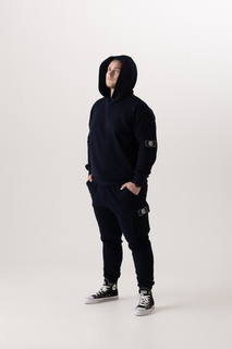 Худи со съёмным патчем ОЛЛС, тёмно-синее (XXXL) ПФК ЦСКА