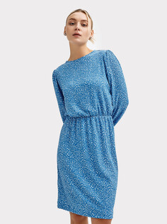 Платье женское синее с принтом Mark Formelle