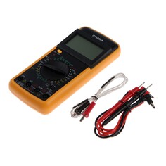 Мультиметр тундра dt-9208а, acv/dcv, aca/dca, 200-200mω, 20nf-200mf, 40-400 °c, 200 khz Tundra
