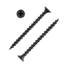 Саморез по дереву, 4.2х76 мм, крупный шаг, фосфатированный, 250 шт Tundra