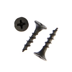 Саморезы гипсокартон-дерево тундра krep 3.5x19 мм, фосфатированные, 40 шт. Tundra