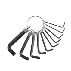 Набор ключей шестигранных на кольце тундра, 1.5 - 10 мм, 10 шт. Tundra