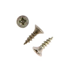 Саморезы универсальные тундра krep 4.0x12 мм, желтый цинк, 26 шт. Tundra