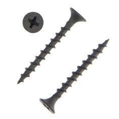 Саморезы гипсокартон-дерево тундра krep 3.5x35 мм, фосфатированные, 30 шт. Tundra