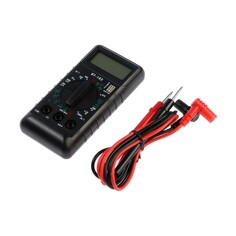 Мультиметр тундра mini, dt-182, acv/dcv, dca, 200-200mω, проверка батареек 1.5 и 9v Tundra