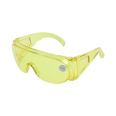 Очки защитные лом, желтые, открытого типа, ударопрочный материал Lom