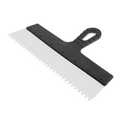 Шпатель зубчатый лом, 350 мм, зуб 6 мм, нержавеющая сталь Lom