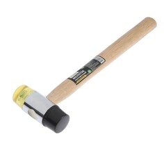 Молоток для установки окон 35 мм, деревянная ручка Tundra