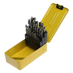 Набор сверл по металлу тундра, hss, цилиндрический хвост., 1 - 13 мм (через 0.5 мм), 25 шт. Tundra