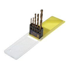 Набор сверл по металлу тундра, hss, tin, цилиндрический хвостовик, 3-4-5-6-8 мм, 5 шт. Tundra