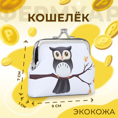 Кошелек на фермуаре, цвет белый NO Brand