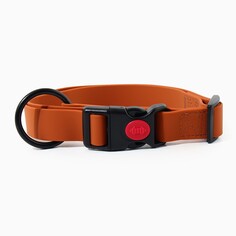 Ошейник для собак биотановый ош 40-60 см, коричневый Пушистое счастье