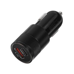 Зарядное устройство cartage, 12-24 в, usb, type-c 3.1 а, черный