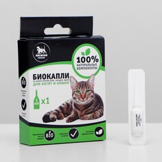 Био капли для животных от блох и клещей Пижон