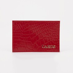Картхолдер, цвет красный NO Brand