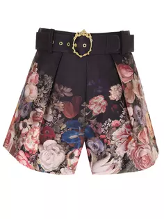 Шорты из шелка и хлопка Zimmermann