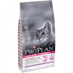 Корм для кошек Pro Plan Delicate с чувствительным пищеварением и привередливых в еде 1,5 кг