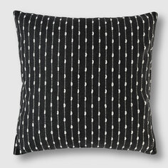 Подушка Homelines textiles point 45х45 см dk grey