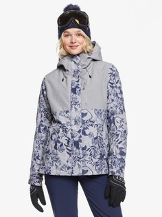 Куртка для сноуборда Roxy 20-21 Jetty 3in1 Heather Grey Botanical Flowers