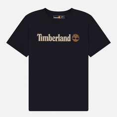 Мужская футболка Timberland Kennebec River Linear Logo, цвет чёрный