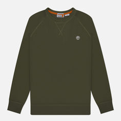 Мужская толстовка Timberland Exeter Loopback Crew Neck, цвет оливковый