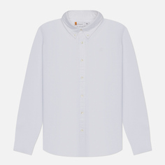 Мужская рубашка Timberland Oxford Slim, цвет белый, размер M