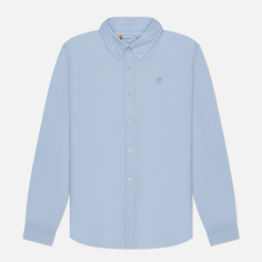 Мужская рубашка Timberland Oxford Slim, цвет голубой