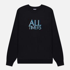 Мужская толстовка Alltimers Taverna Embroidered Crew Neck, цвет чёрный