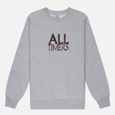 Мужская толстовка Alltimers Taverna Embroidered Crew Neck, цвет серый