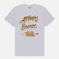 Мужская футболка Alltimers x Bronze 56K Lounge, цвет белый, размер XXL
