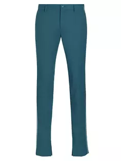 Шерстяные брюки под смокинг Dolce&amp;Gabbana, цвет petrolio medio