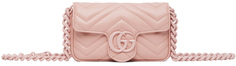 Розовая сумка GG Marmont Gucci