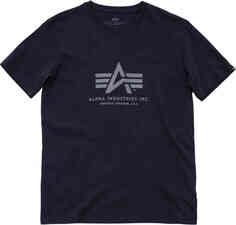 Базовая футболка Alpha Industries, серо-голубой