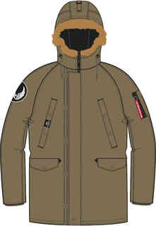 Куртка десантника N3B Alpha Industries, хаки