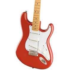 Электрогитара Squier Classic Vibe &apos;50S Stratocaster Maple Fingerboard Electric Guitar Fiesta Red