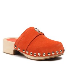 Шлепанцы Tommy Hilfiger ThClog Suede, оранжевый