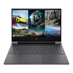 Игровой ноутбук HP Victus, 15-fb1013dx, 15.6&quot;, 144Гц, 8Гб/512Гб, Ryzen 5 7535HS, RTX 2050, серый, английская клавиатура