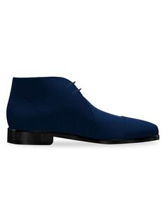 Замшевые ботинки чукка Nettleton, темно-синий