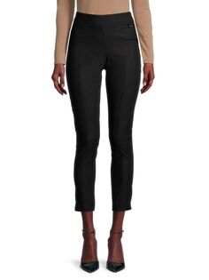 Узкие брюки со швом спереди Calvin Klein, черный