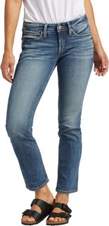 Джинсы Britt Low Rise Straight Leg Jeans L90410EPX316 Silver Jeans Co., цвет Indigo