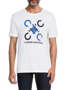 Футболка с логотипом C&apos;N&apos;C Costume National, белый