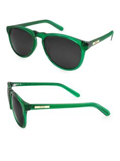 Овальные солнцезащитные очки Banks 53MM Aqs, зеленый