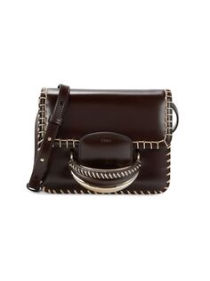 Кожаная сумка через плечо Chloé, цвет Dark Brown Chloe