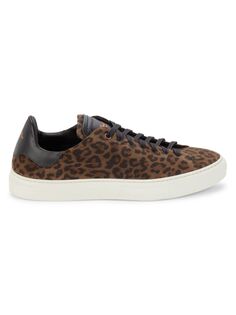 Замшевые кроссовки с леопардовым принтом Good Man Brand, цвет Dark Leopard
