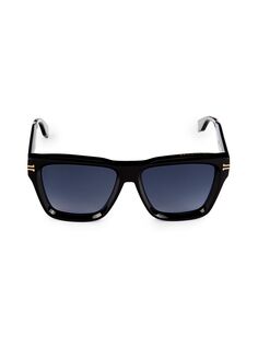 Квадратные солнцезащитные очки 55 мм Marc Jacobs, черный