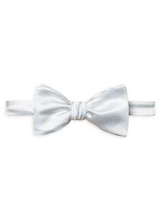 Шелковый галстук-бабочка с завязками в горошек Eton, цвет Light Pastel