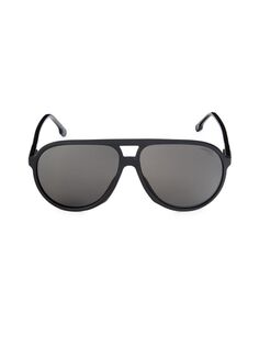 Солнцезащитные очки-пилоты 61MM Carrera, черный